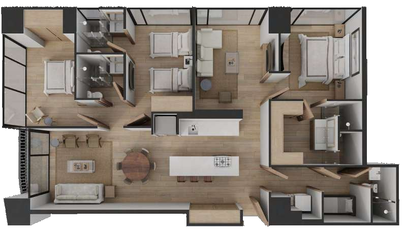 Plano arquitectónico Prototipo 1