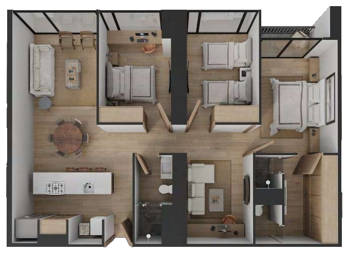 Plano arquitectónico Prototipo 10